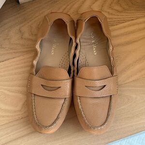 Cole Haan Driver Loafers Tan